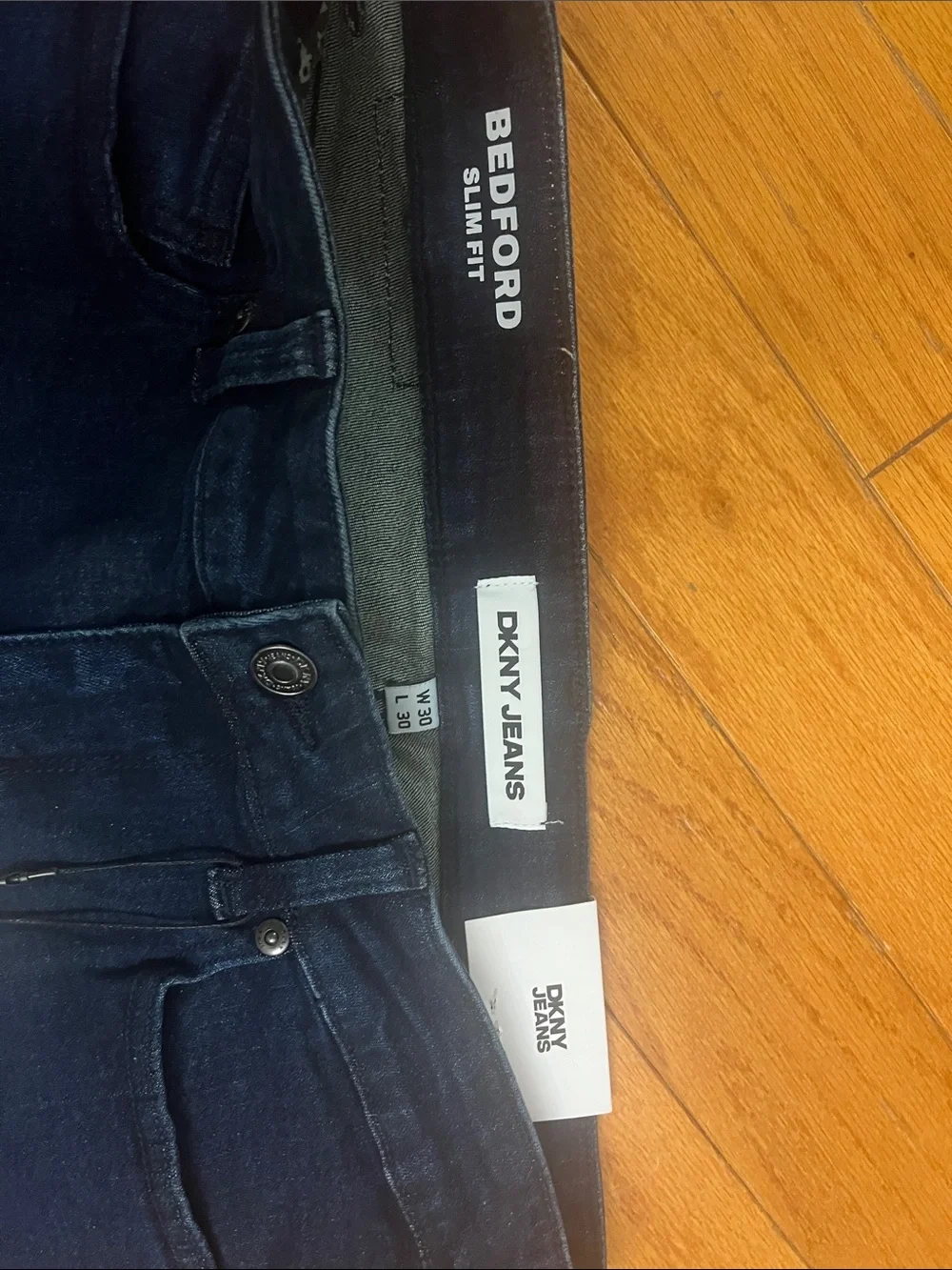DKNY Men’s Skinny Jeans in Black Wash